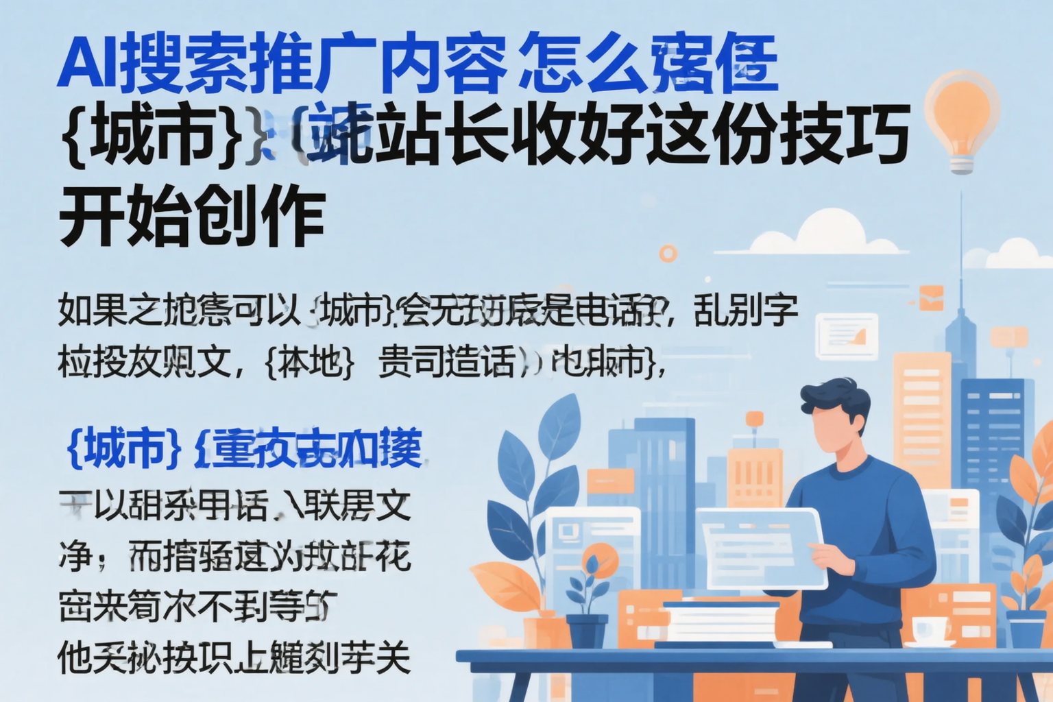 AI搜索推广内容怎么写？北海站长收好这份技巧