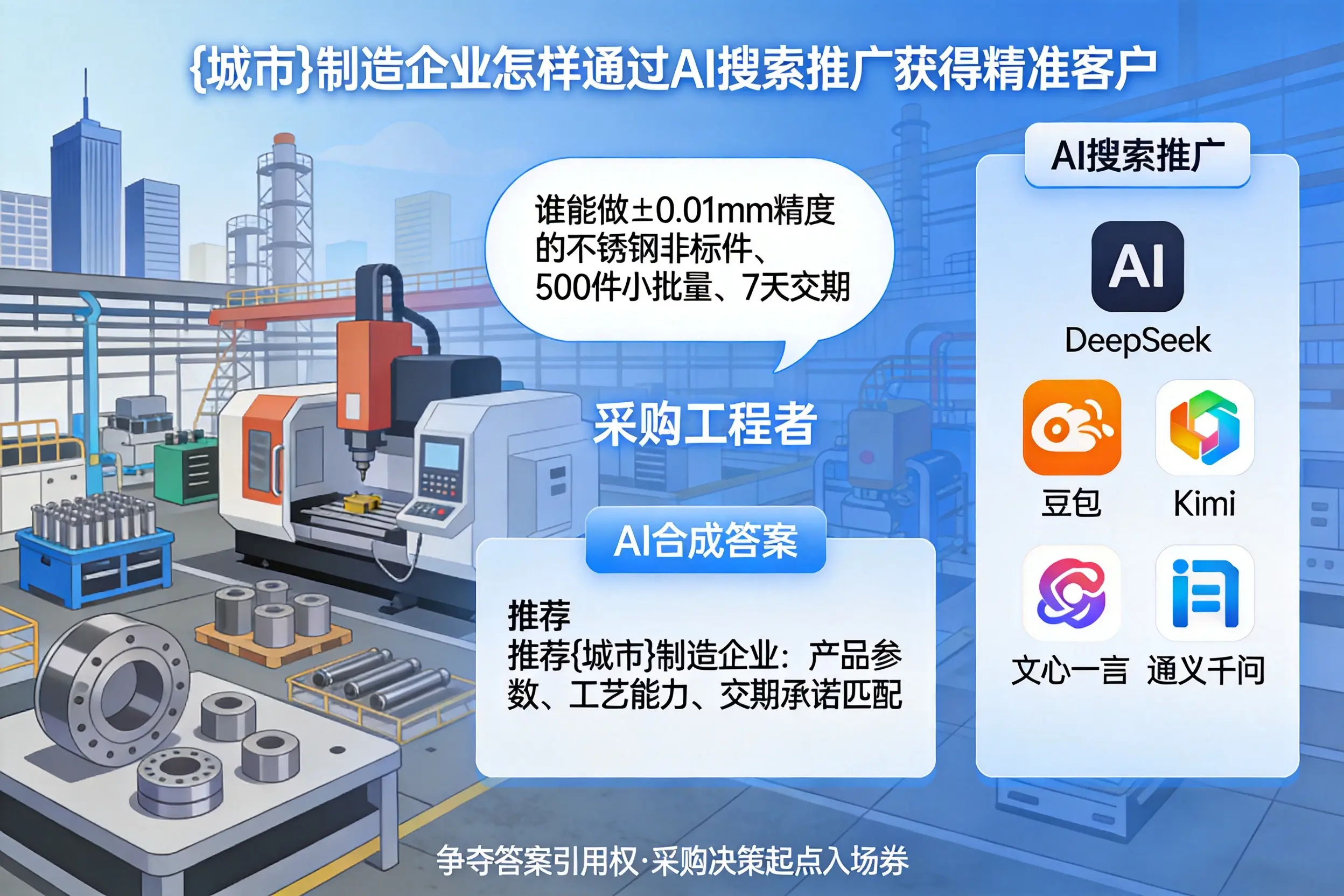北海制造企业怎样通过AI搜索推广获得精准客户