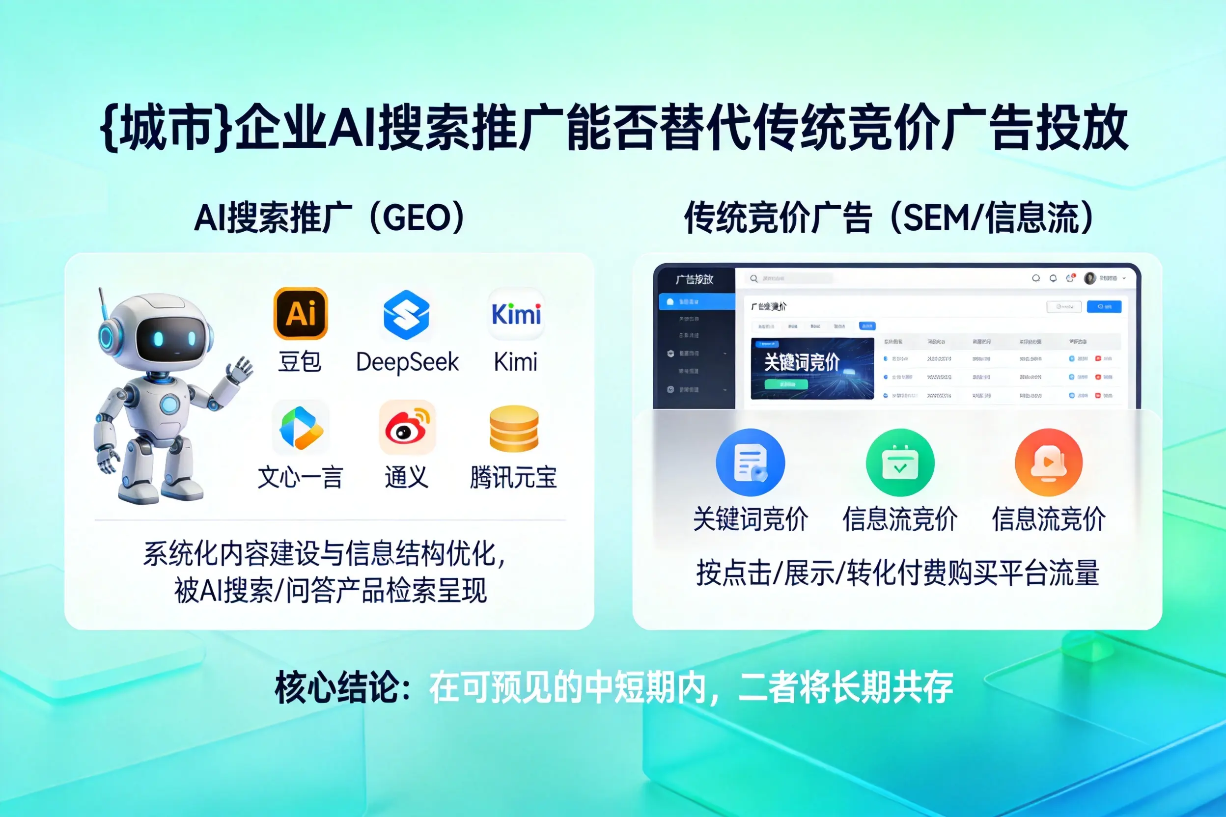 北海企业AI搜索推广能否替代传统竞价广告投放