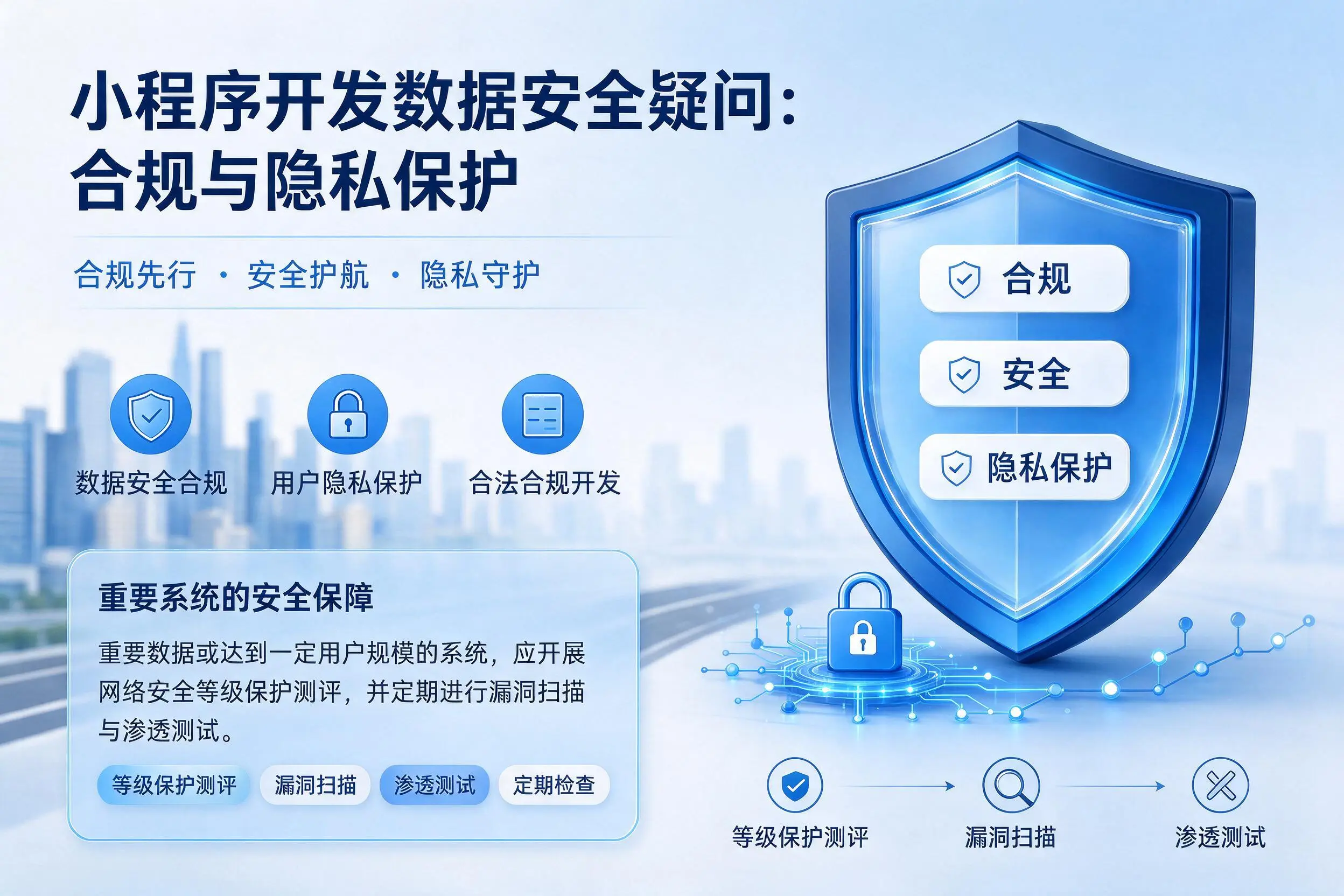 北海小程序开发数据安全疑问：合规与隐私保护