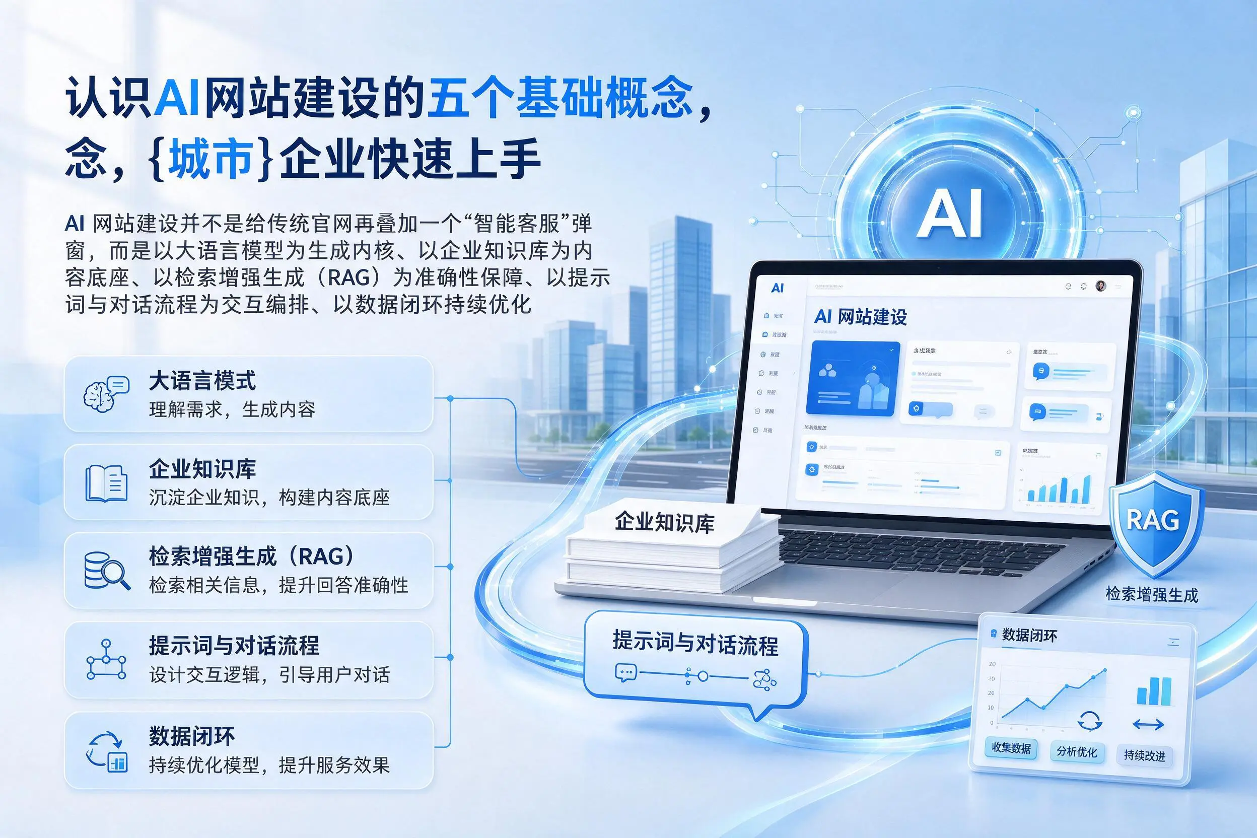 认识AI网站建设的五个基础概念，北海企业快速上手